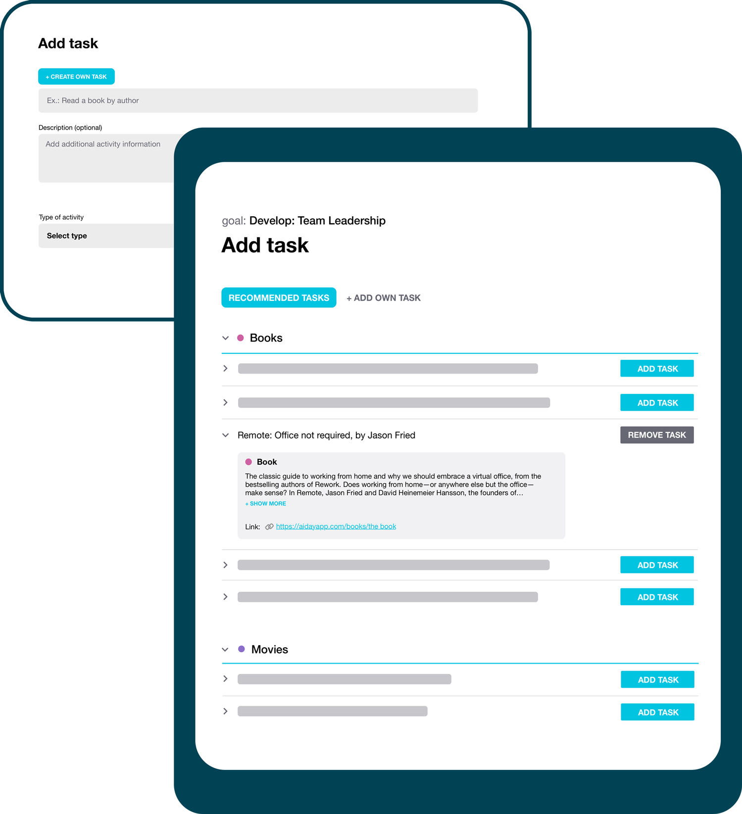 Individual development plans