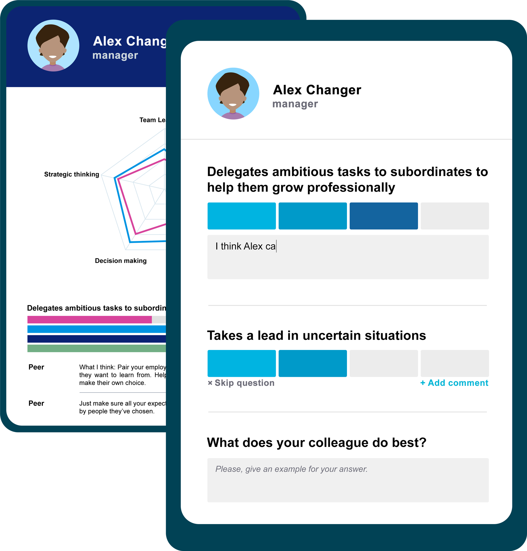 Easy to set up 360-degree reviews